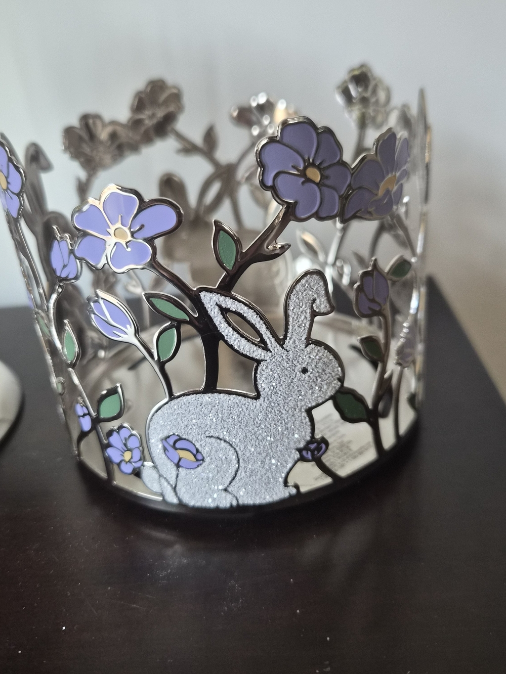 3 Peice Set, Bath & Body Works 3-Wick Candle with Snowman & Bunny Candle Holder - Picture 13 of 15